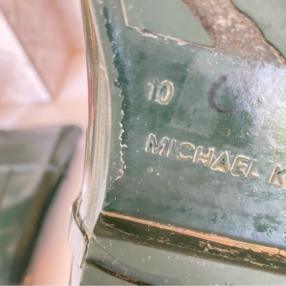 Michale Kors - Green Rain boots- 10 - Picture 12 of 15